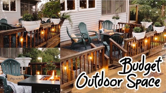 Patio Decor Ideas on a Budget: Outdoor Decor Ideas Budget